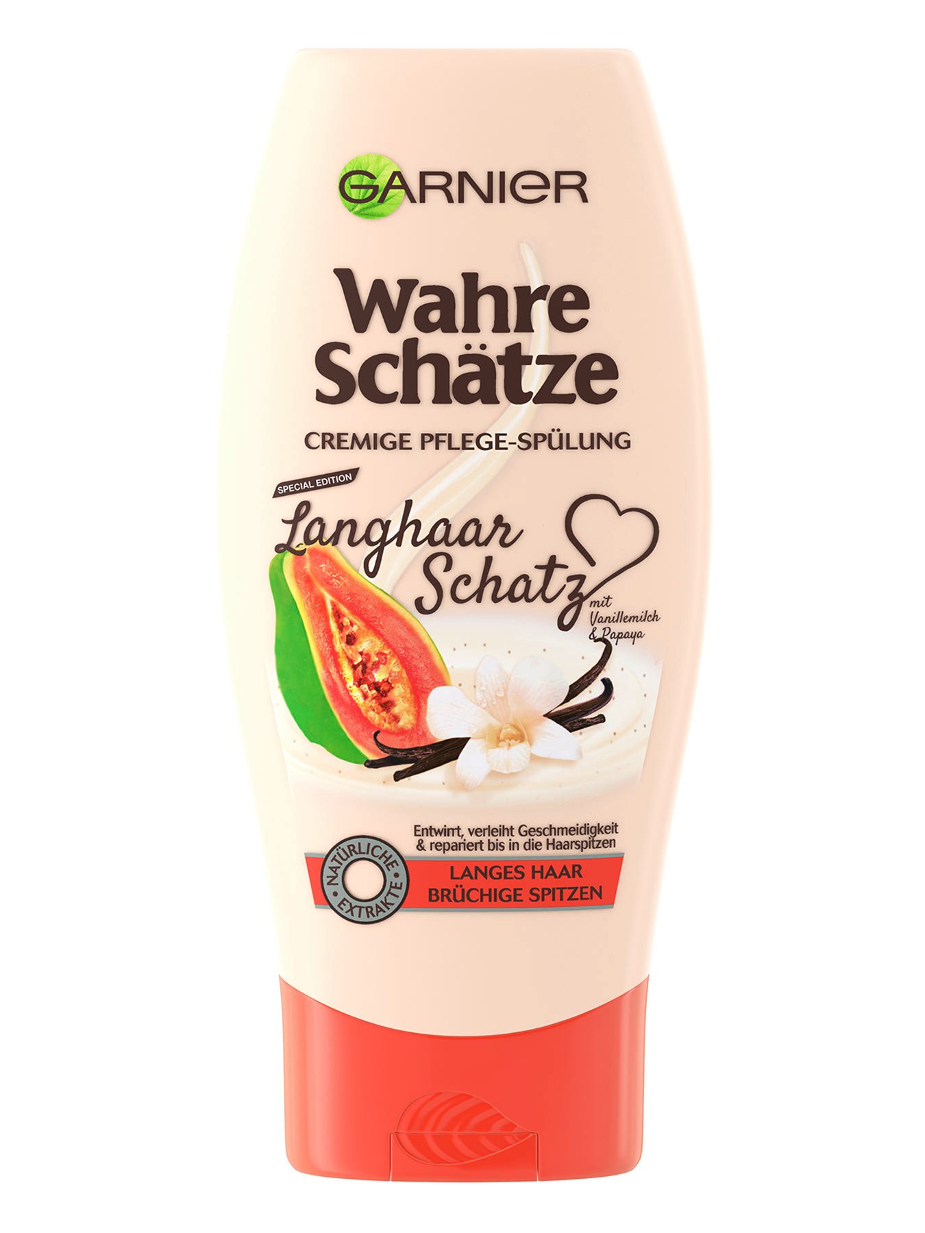 Cremige-Spuelung-Wahre-Schaetze-Langhaar-Schatz-200ml-Vorderseite-Garnier-Deutschland-gross
